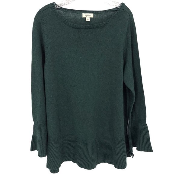 Style & Co. Ruffled Trim Scoop Neck Sweater NWT Sz 0X - Picture 8 of 12